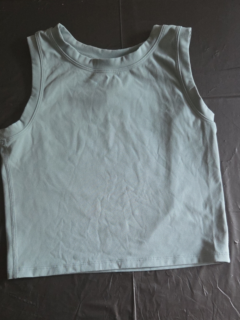Everyday Sleeveless Crop Tank Top - Green